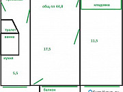 2-комнатная квартира, 44 м², 2/5 эт. Санкт-Петербург