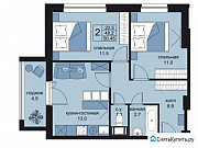 2-комнатная квартира, 50 м², 8/15 эт. Санкт-Петербург