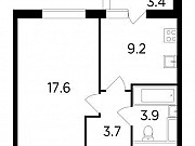 1-комнатная квартира, 36 м², 2/25 эт. Москва