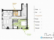 1-комнатная квартира, 54 м², 6/12 эт. Москва