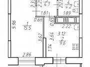 1-комнатная квартира, 34 м², 16/17 эт. Санкт-Петербург