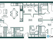 1-комнатная квартира, 123 м², 9/24 эт. Москва