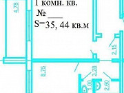 1-комнатная квартира, 36 м², 2/10 эт. Копейск