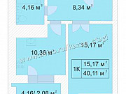 1-комнатная квартира, 40 м², 6/22 эт. Казань