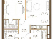 1-комнатная квартира, 53 м², 5/24 эт. Москва