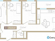 2-комнатная квартира, 70 м², 4/7 эт. Тюмень