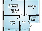 2-комнатная квартира, 54 м², 19/22 эт. Краснодар