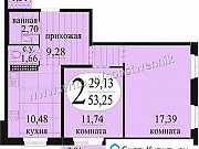 2-комнатная квартира, 53 м², 7/16 эт. Тюмень