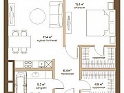 1-комнатная квартира, 54 м², 12/24 эт. Москва