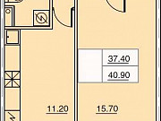 1-комнатная квартира, 41 м², 1/5 эт. Всеволожск