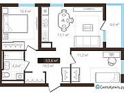 2-комнатная квартира, 53 м², 4/7 эт. Тюмень