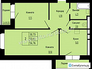 2-комнатная квартира, 56 м², 8/8 эт. Владимир