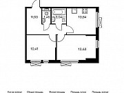 2-комнатная квартира, 46 м², 1/11 эт. Москва