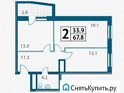 2-комнатная квартира, 67 м², 2/10 эт. Ивантеевка