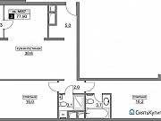 3-комнатная квартира, 77 м², 9/13 эт. Москва