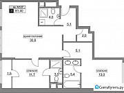 3-комнатная квартира, 81 м², 15/15 эт. Москва