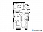 2-комнатная квартира, 69 м², 14/33 эт. Москва