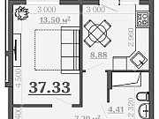 1-комнатная квартира, 37 м², 14/16 эт. Рязань