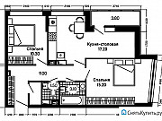 2-комнатная квартира, 59 м², 10/12 эт. Ярославль