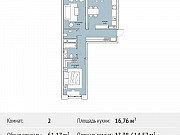 2-комнатная квартира, 61 м², 6/9 эт. Москва