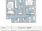 3-комнатная квартира, 97 м², 27/29 эт. Москва