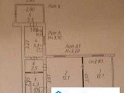 2-комнатная квартира, 45 м², 1/1 эт. Калуга