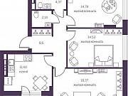 3-комнатная квартира, 76 м², 9/10 эт. Екатеринбург