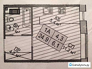 1-комнатная квартира, 25 м², 6/22 эт. Москва