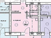 1-комнатная квартира, 28 м², 2/12 эт. Улан-Удэ