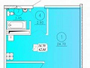 2-комнатная квартира, 42 м², 4/10 эт. Оренбург