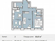 2-комнатная квартира, 65 м², 27/29 эт. Москва