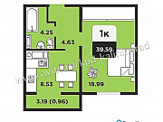 1-комнатная квартира, 40 м², 3/10 эт. Калининград