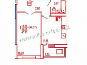 1-комнатная квартира, 43 м², 15/16 эт. Самара