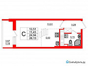 Студия, 24 м², 17/25 эт. Санкт-Петербург