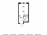 1-комнатная квартира, 22 м², 2/11 эт. Москва