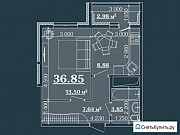 1-комнатная квартира, 38 м², 3/16 эт. Рязань