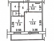 2-комнатная квартира, 34 м², 10/10 эт. Томск