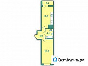 1-комнатная квартира, 38 м², 2/19 эт. Санкт-Петербург