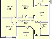 Дом 120 м² на участке 4 сот. Краснодар