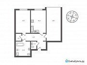 2-комнатная квартира, 104 м², 3/7 эт. Санкт-Петербург