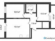 2-комнатная квартира, 57 м², 4/7 эт. Тюмень