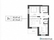 2-комнатная квартира, 47 м², 10/17 эт. Новосибирск