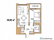 1-комнатная квартира, 38 м², 14/22 эт. Пермь