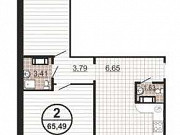 3-комнатная квартира, 65 м², 7/10 эт. Челябинск