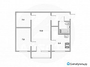 2-комнатная квартира, 44 м², 2/5 эт. Омск