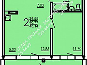 2-комнатная квартира, 45 м², 12/18 эт. Челябинск
