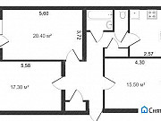 3-комнатная квартира, 80 м², 4/5 эт. Тюмень