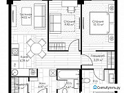 2-комнатная квартира, 62 м², 8/16 эт. Москва