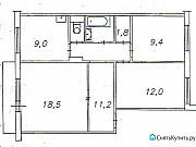 3-комнатная квартира, 67 м², 6/10 эт. Челябинск