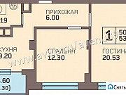 2-комнатная квартира, 54 м², 9/9 эт. Калининград